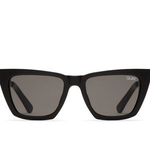 QUAY AUSTRALIA Don’t @ Me Cat Eye Sunglasses (BLK)